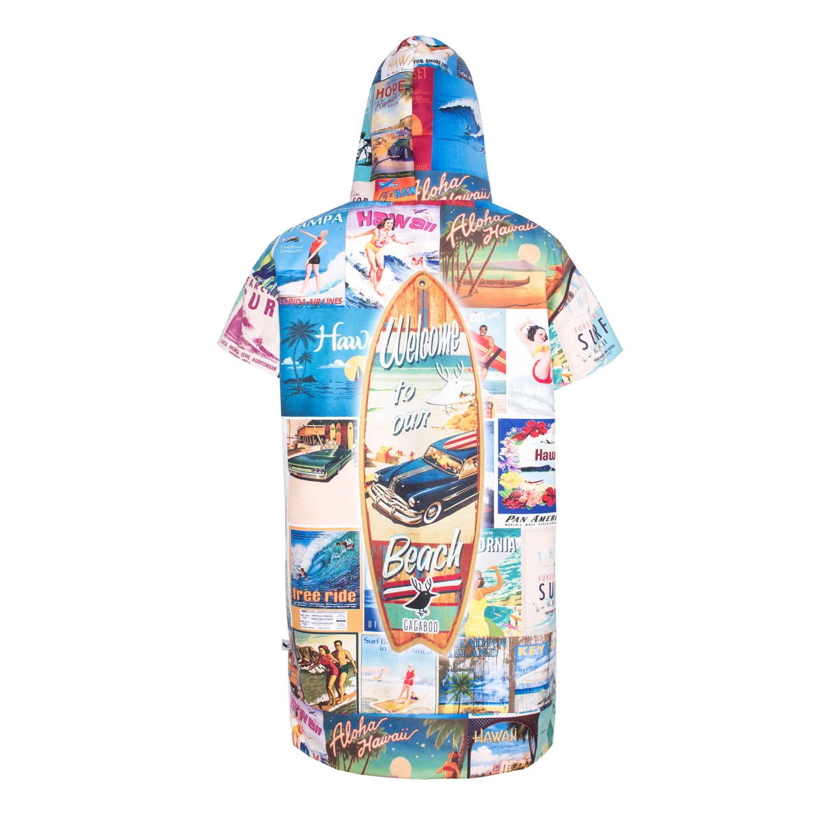 Men's surfing poncho quick dry change robe Surf History Gagaboo