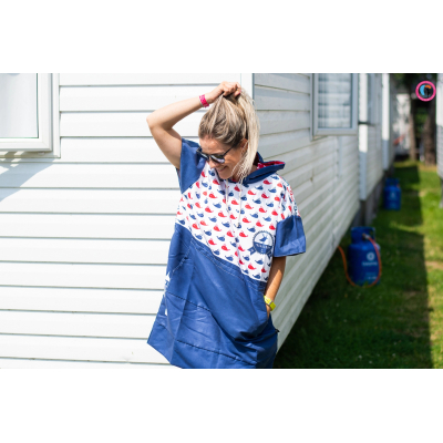 Women's surfing poncho quick dry change robe Ahoy Gagaboo