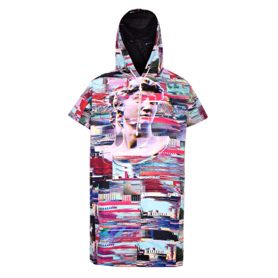 Women's surfing poncho quick dry change robe Game Over Gagaboo