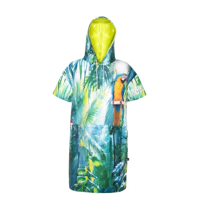 Women's surfing poncho quick dry change robe Jungle Call Gagaboo