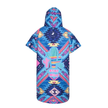 Women's surfing poncho quick dry change robe Lucha Libre Gagaboo 2