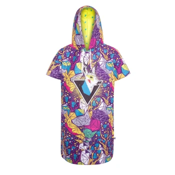 Women's surfing poncho quick dry change robe Psycho Deer Gagaboo