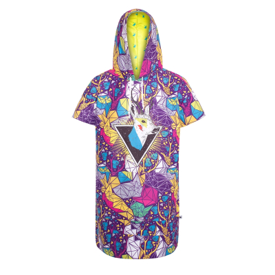 Women's surfing poncho quick dry change robe Psycho Deer Gagaboo