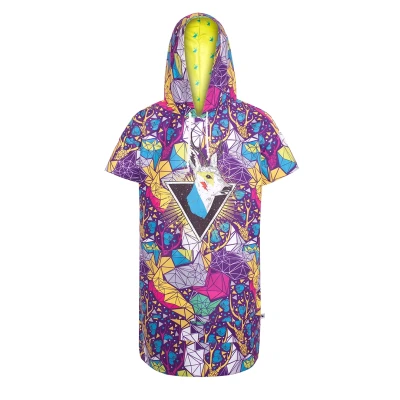 Women's surfing poncho quick dry change robe Psycho Deer Gagaboo