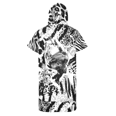 Women's surfing poncho quick dry change robe Tanzania Gagaboo