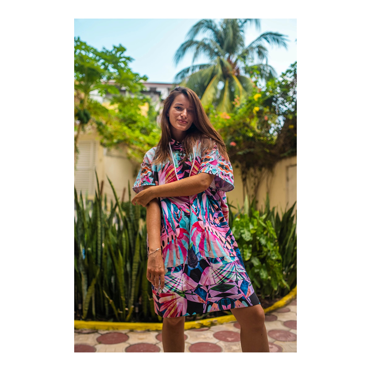 Women's surfing poncho quick dry change robe Zanzibar Gagaboo