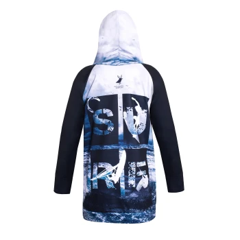 Men's snowboard hoodie sweatshirt water repellent SURF 2