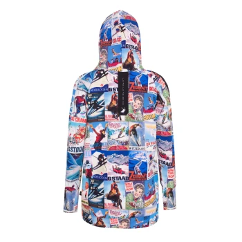 Men's snowboard hoodie waterproof tech sweatshirt Snow History 2