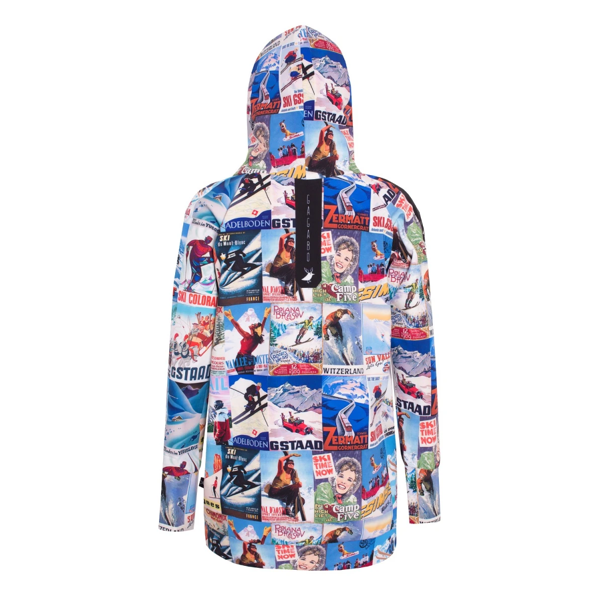 Men's snowboard hoodie waterproof tech sweatshirt Snow History