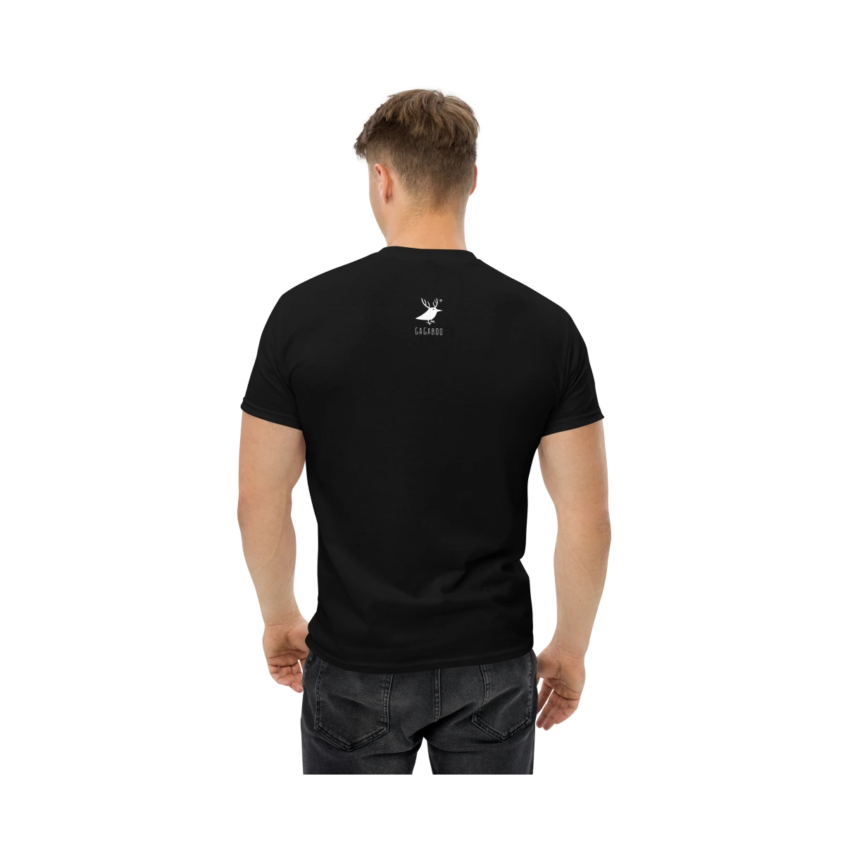 Men's cotton T-shirt with logo