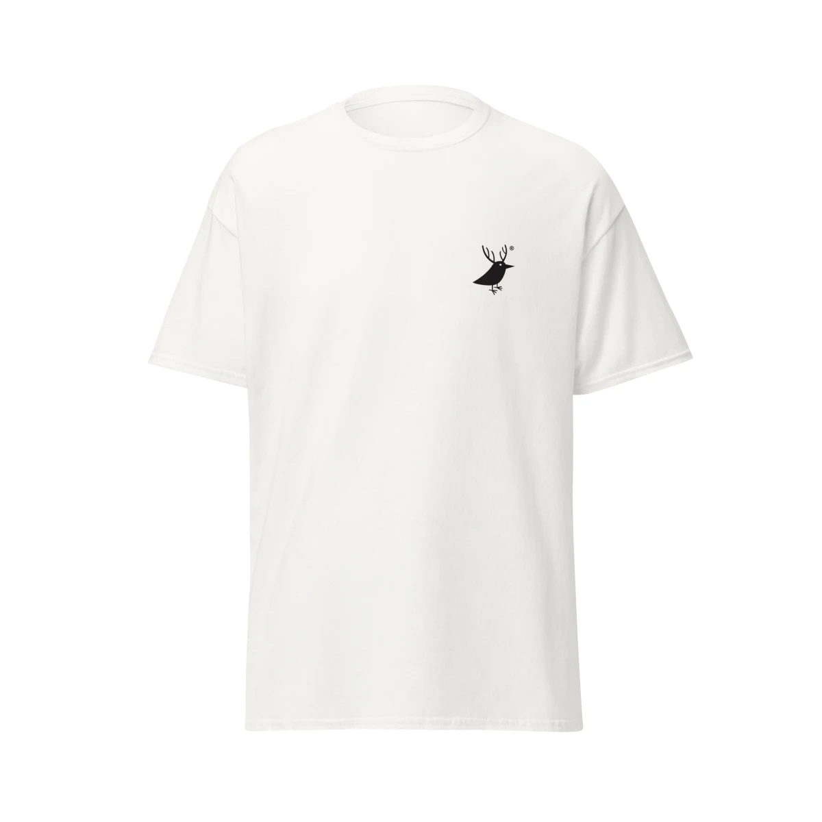 Men's cotton T-shirt with logo