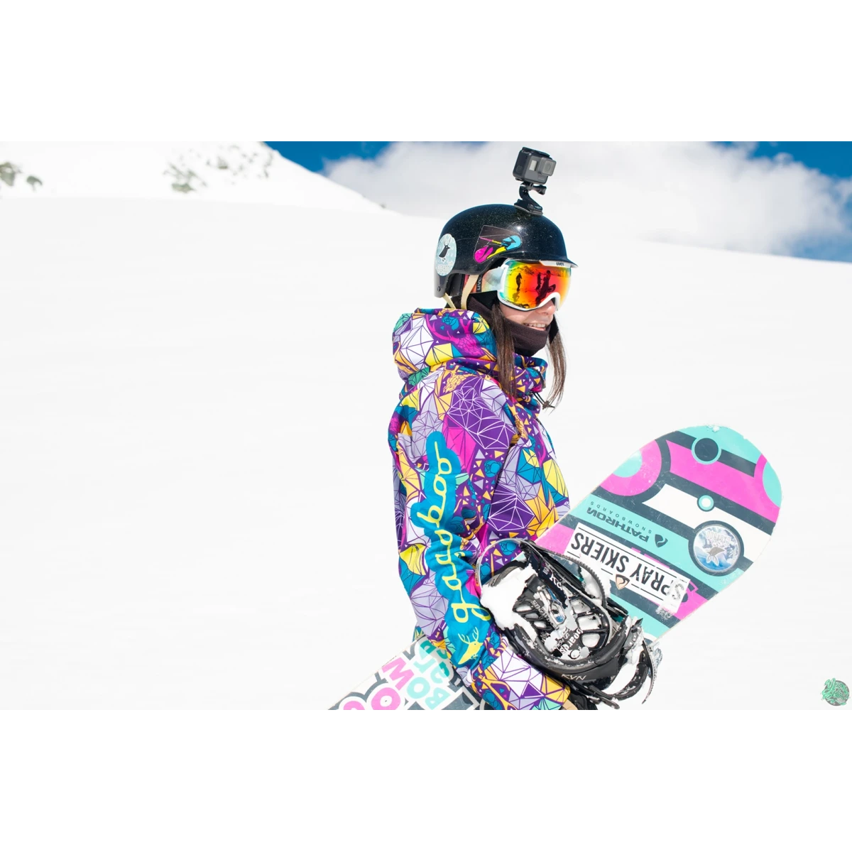 Women's snowboard jacket Psycho Deer