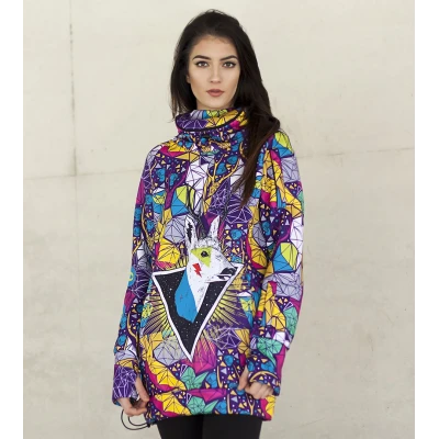 Women's snowboard jacket Psycho Deer