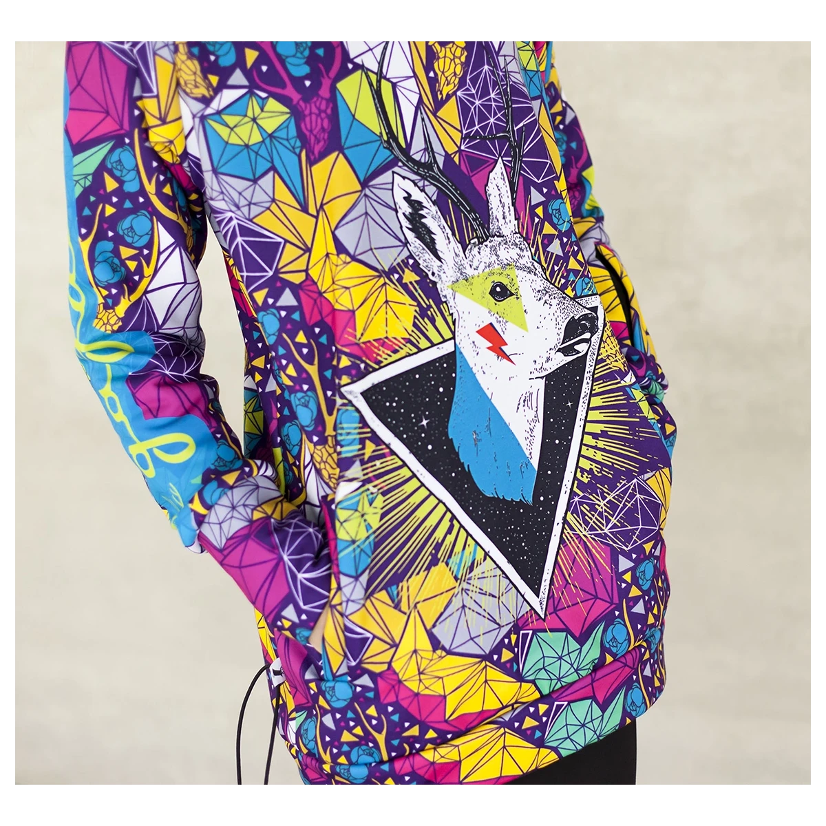 Women's snowboard jacket Psycho Deer