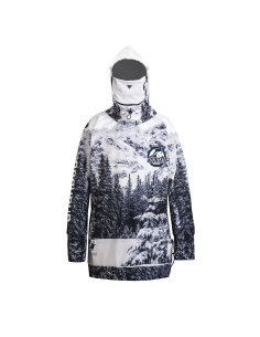 Men's snowboard hoodie waterproof tech sweatshirt Alaska