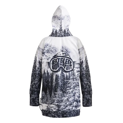 Women's snowboard hoodie waterproof sweatshirt Alaska