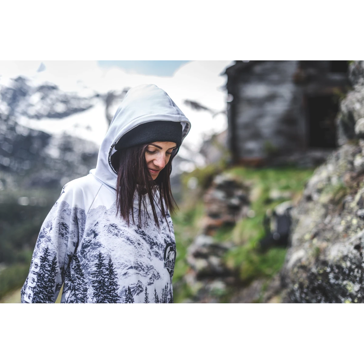 Women's snowboard hoodie waterproof sweatshirt Alaska