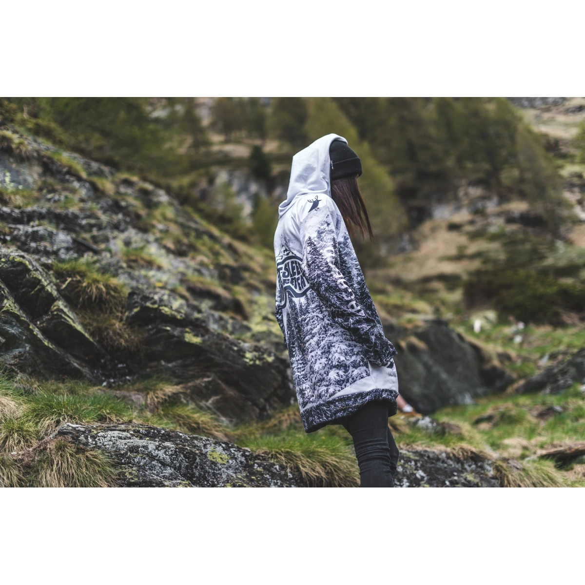 Women's snowboard hoodie waterproof sweatshirt Alaska