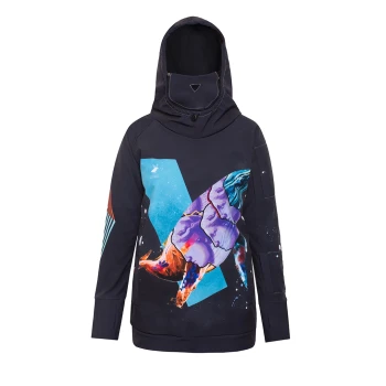 Women's snowboard hoodie waterproof sweatshirt Denial
