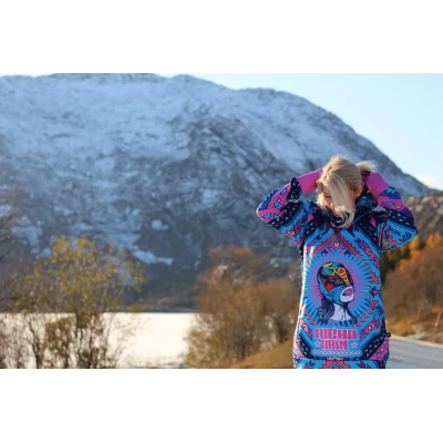 Women's snowboard hoodie waterproof sweatshirt Lucha Libre