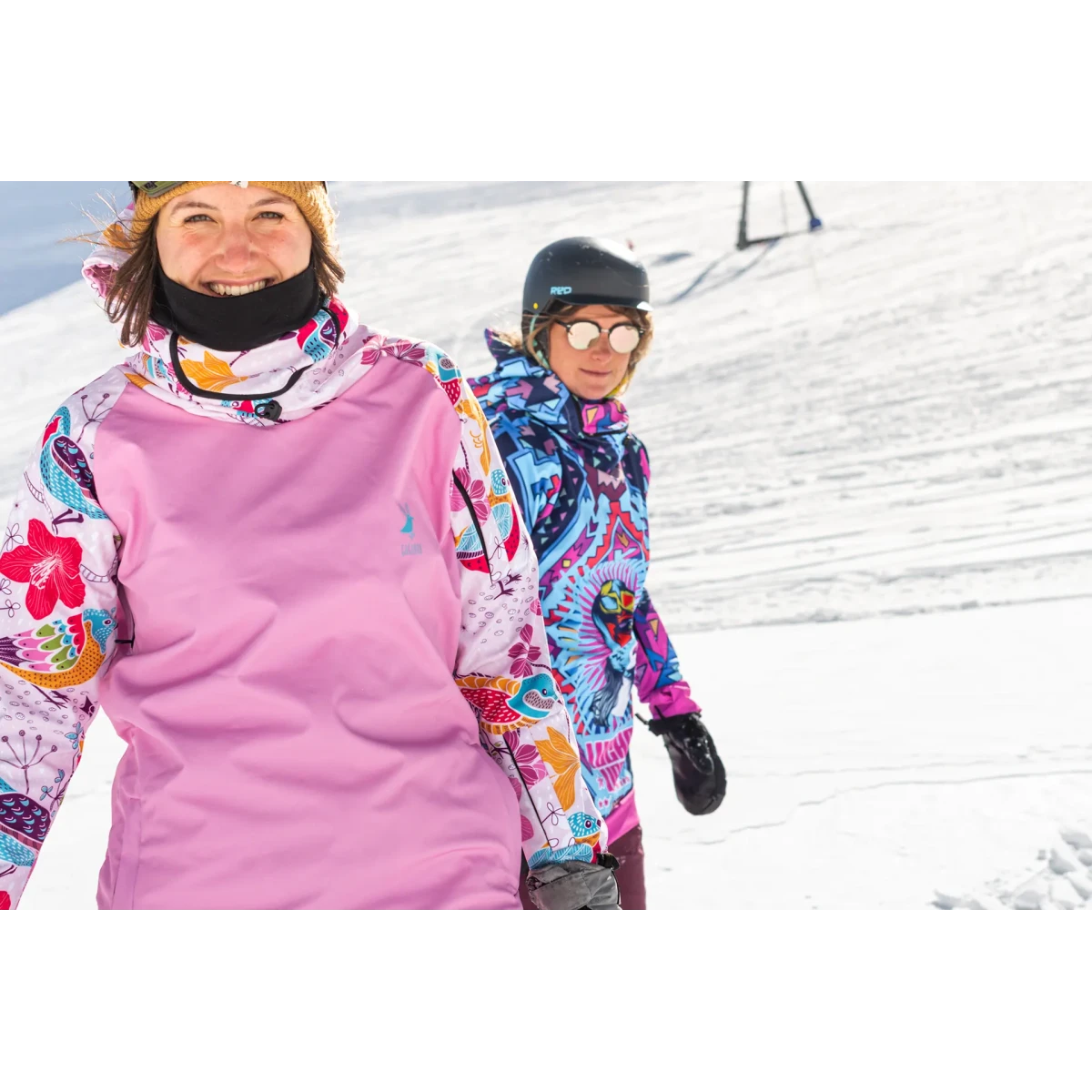 Women's snowboard hoodie waterproof sweatshirt Lucha Libre