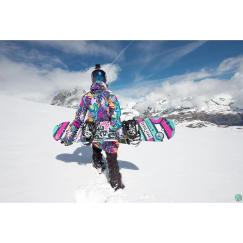 Women's snowboard hoodie waterproof sweatshirt Psycho Deer 2