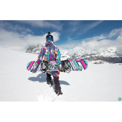 Women's snowboard hoodie waterproof sweatshirt Psycho Deer