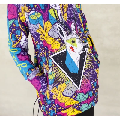 Women's snowboard hoodie waterproof sweatshirt Psycho Deer