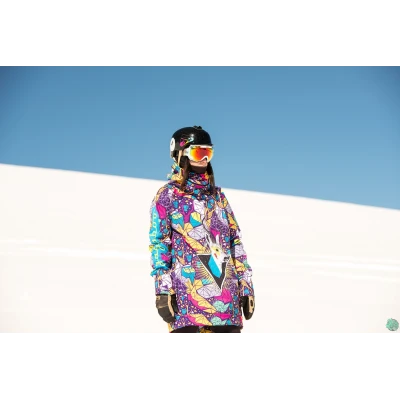 Women's snowboard hoodie waterproof sweatshirt Psycho Deer