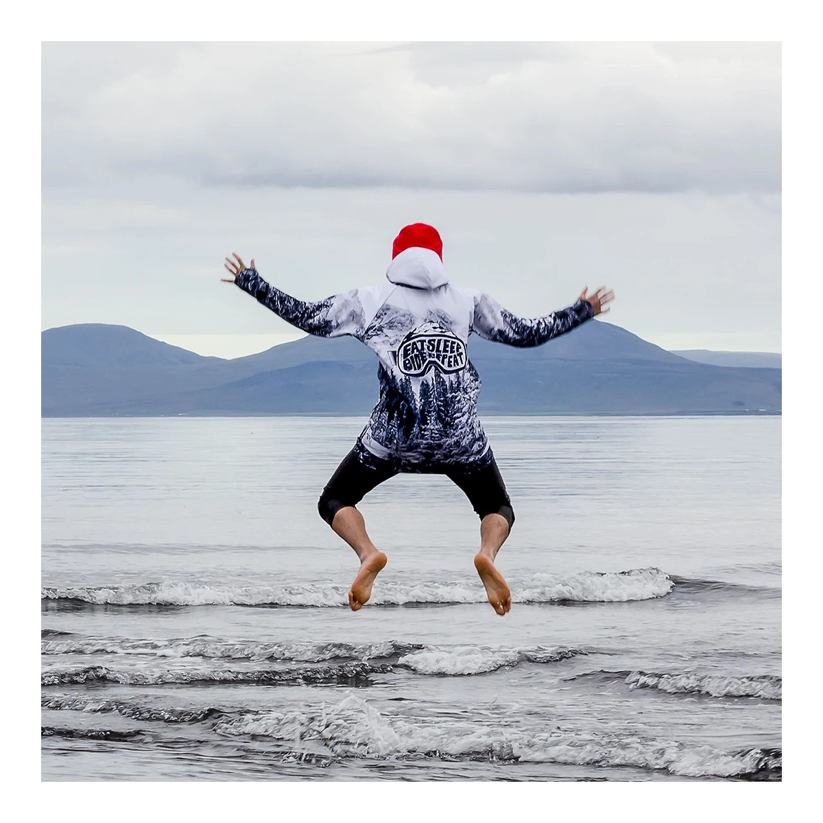 Men's snowboard hoodie waterproof tech sweatshirt Alaska