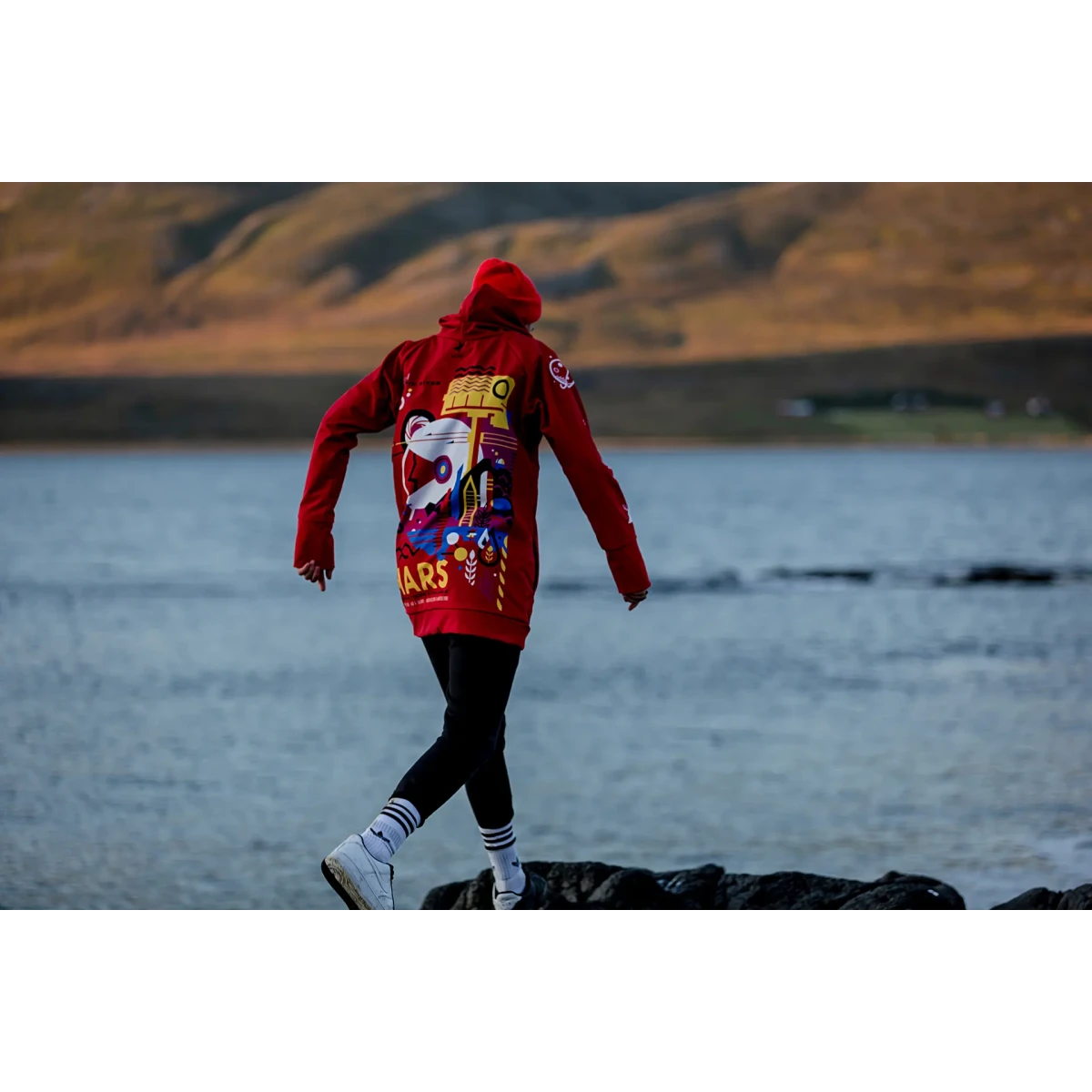 Men's snowboard hoodie waterproof tech sweatshirt Mars