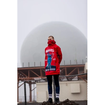 Men's snowboard hoodie waterproof tech sweatshirt Mars