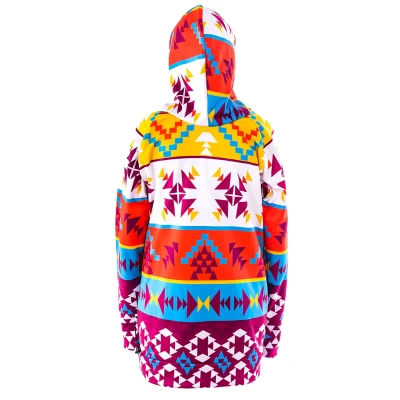 Men's snowboard hoodie waterproof tech sweatshirt Navajo