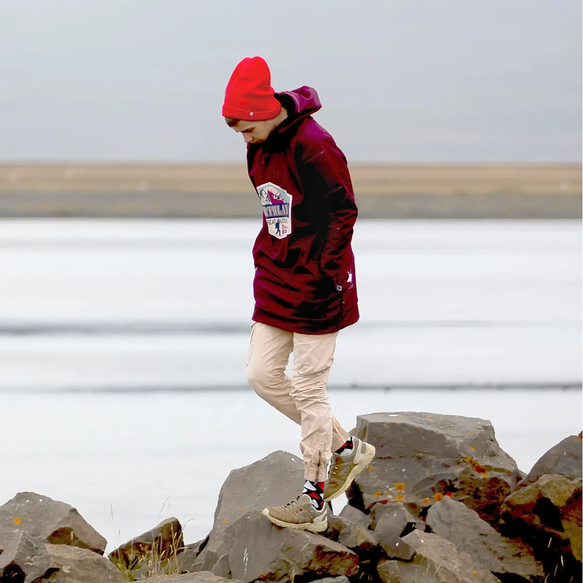 Men's snowboard hoodie waterproof tech sweatshirt Northland