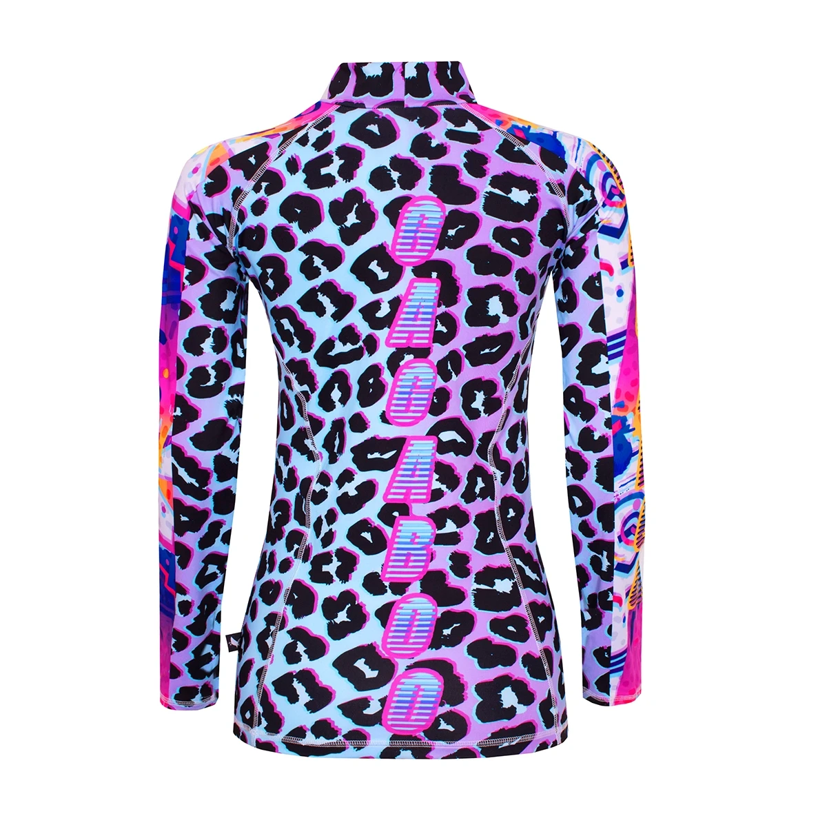 Women's thermal top ski underwear base layer Neo Leopard