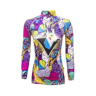 Women's thermal top ski underwear base layer Psycho Deer