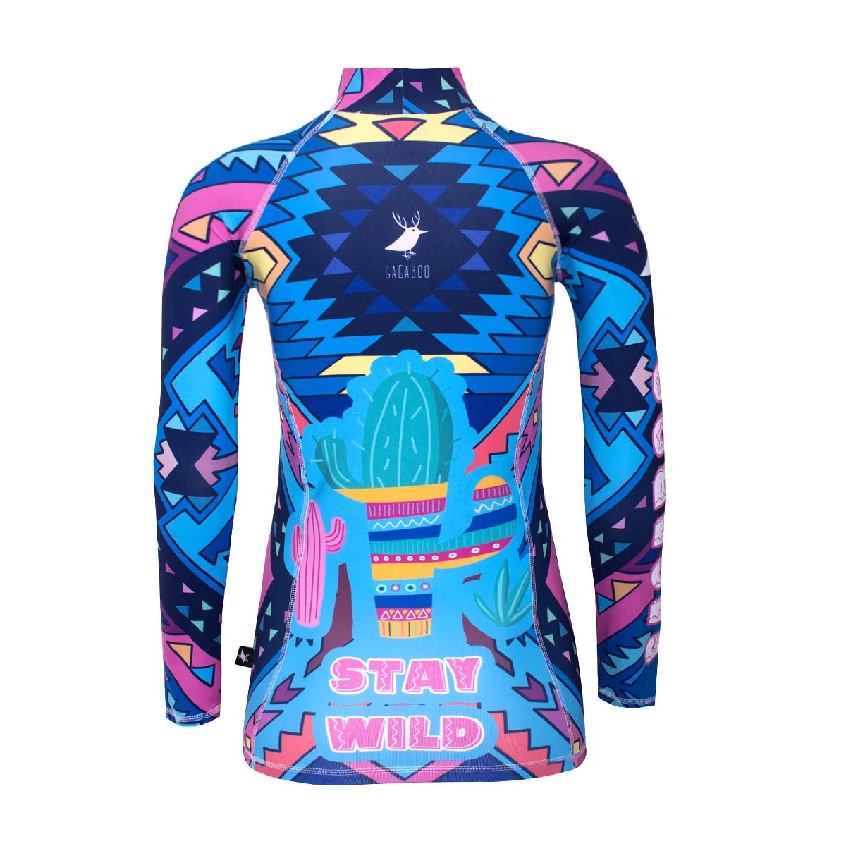 Women's thermal underwear top base layer for snowboarding Lucha Libre