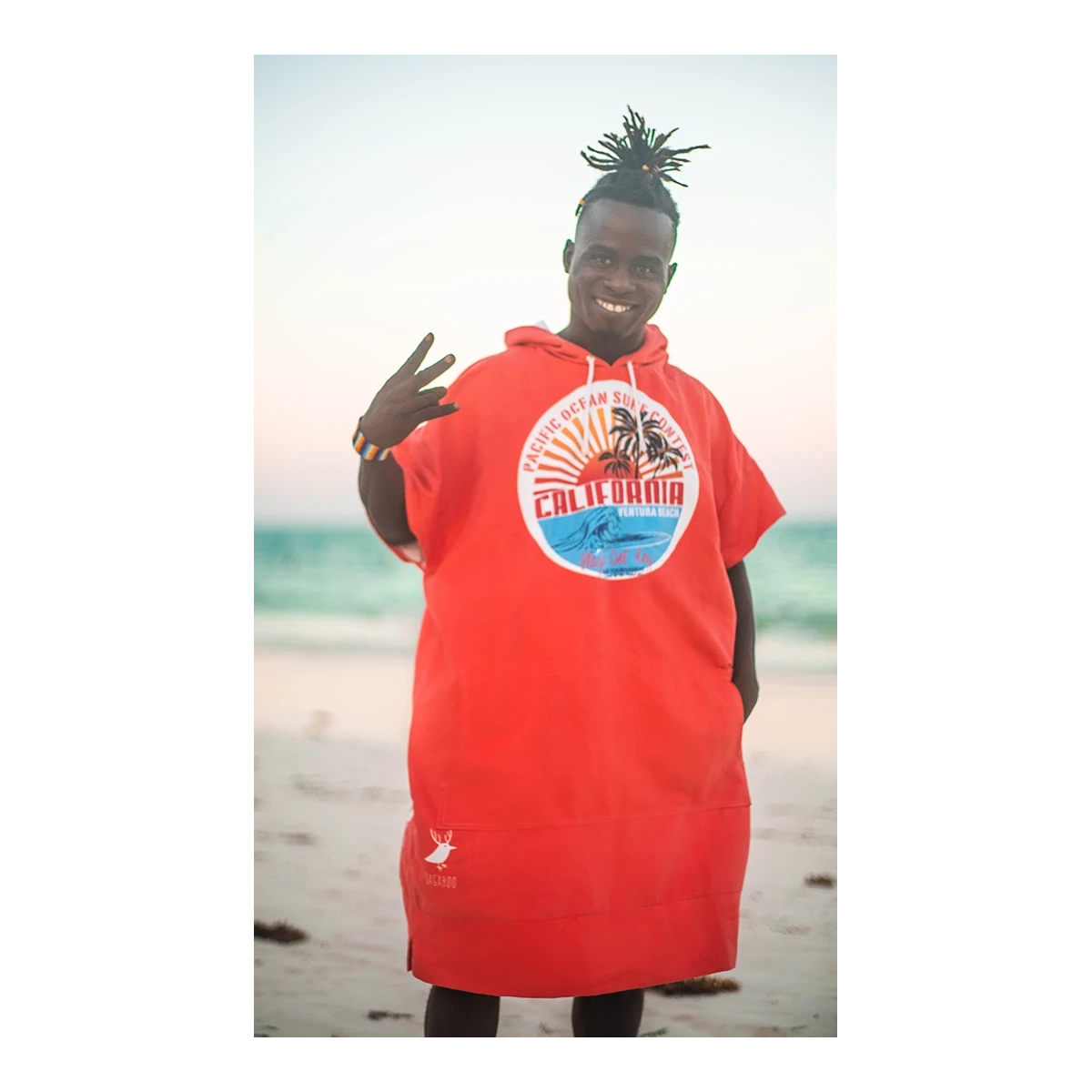 Men's surfing poncho quick dry change robe BayWatch Gagaboo