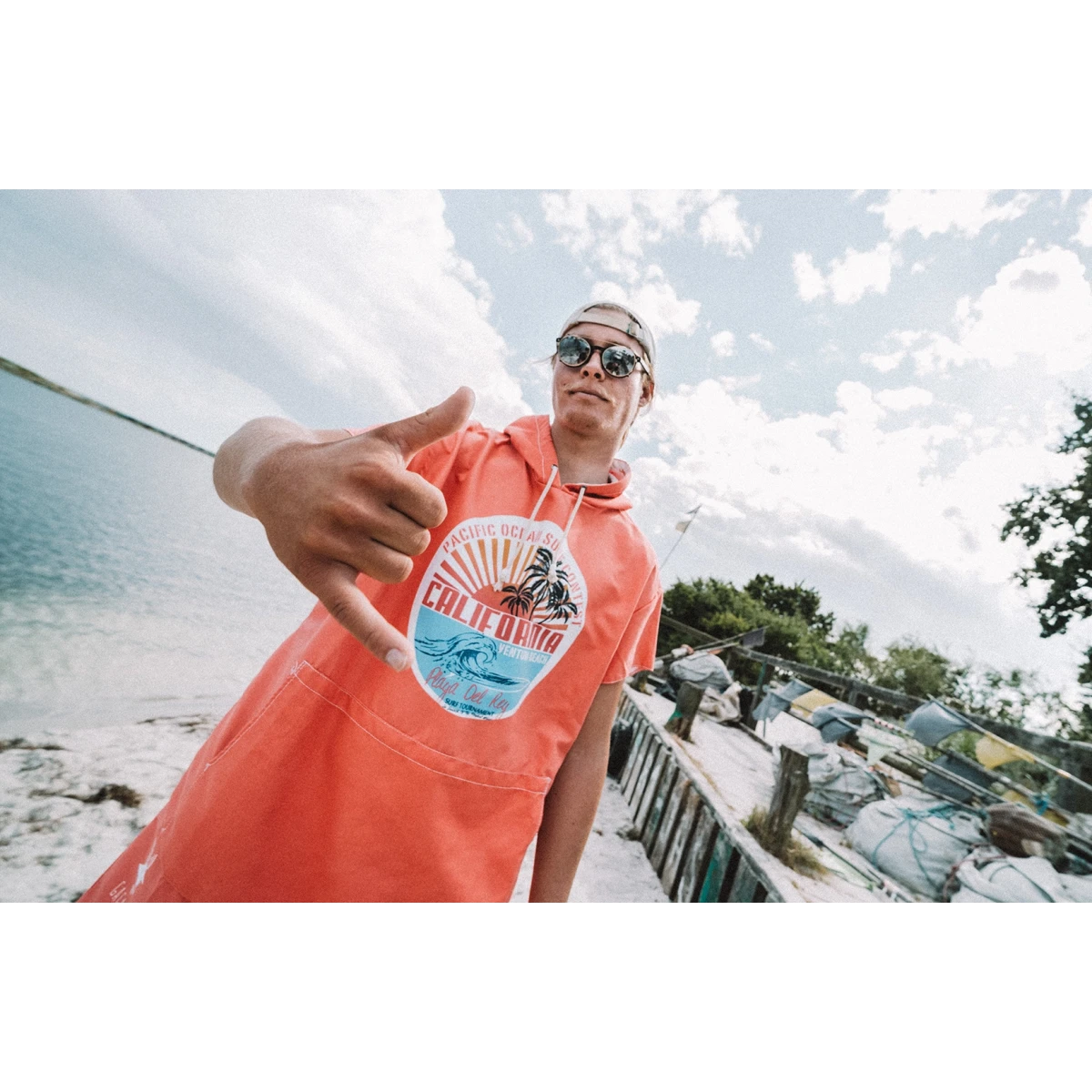 Men's surfing poncho quick dry change robe BayWatch Gagaboo