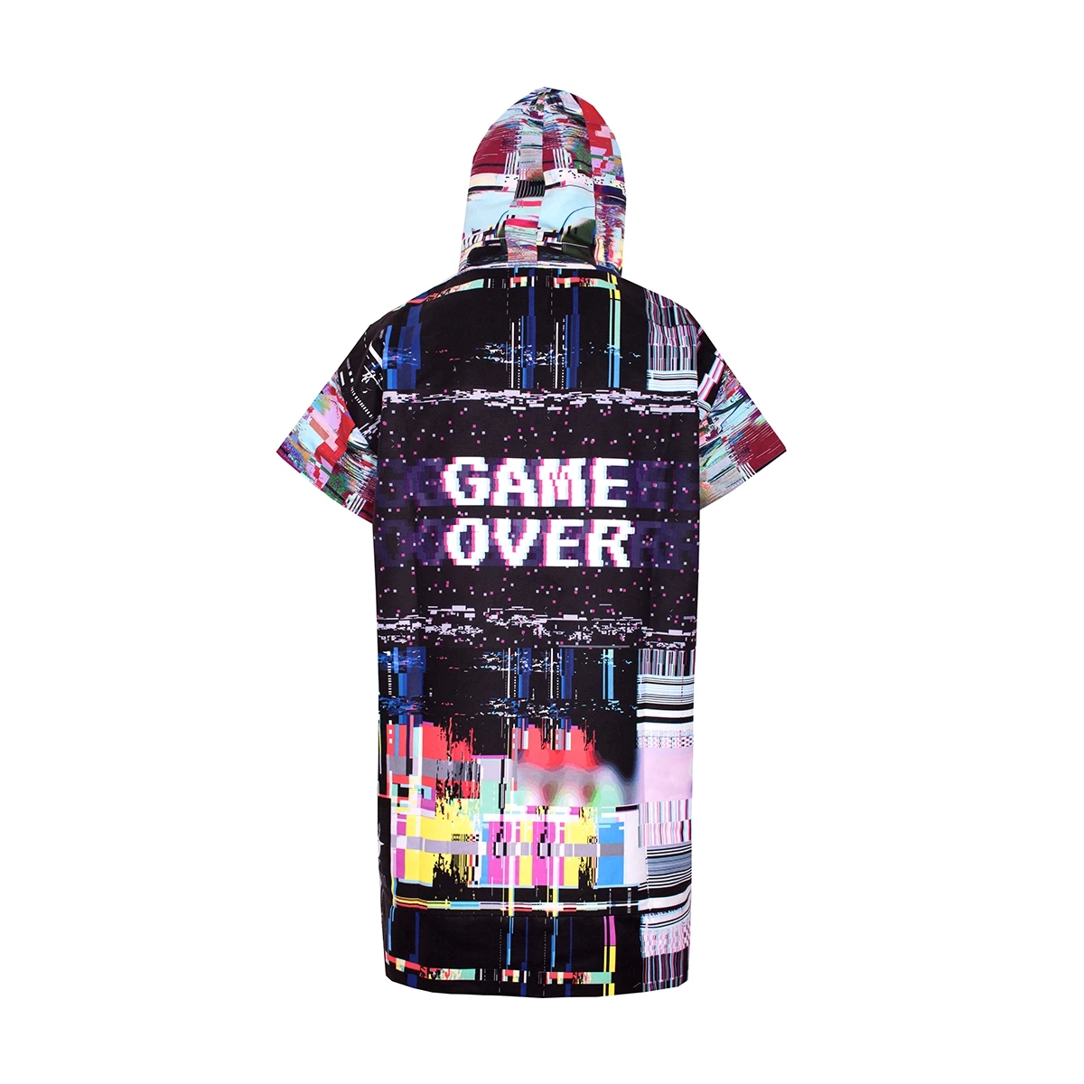 Men's surfing poncho quick dry change robe Game Over Gagaboo